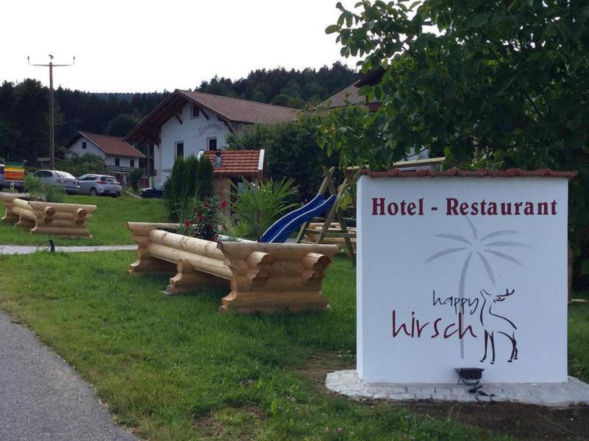 Hotel Hirschenstein Achslach エクステリア 写真
