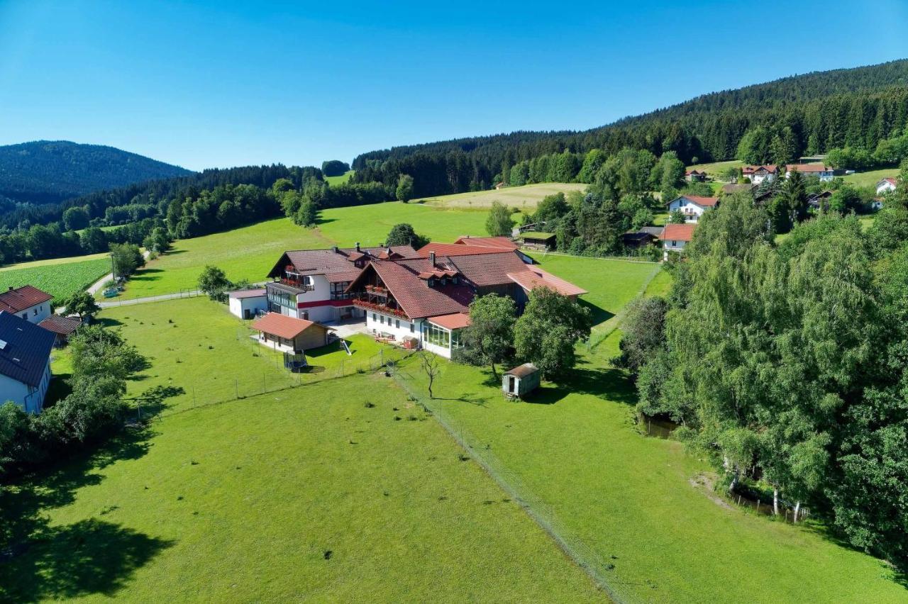 Hotel Hirschenstein Achslach エクステリア 写真